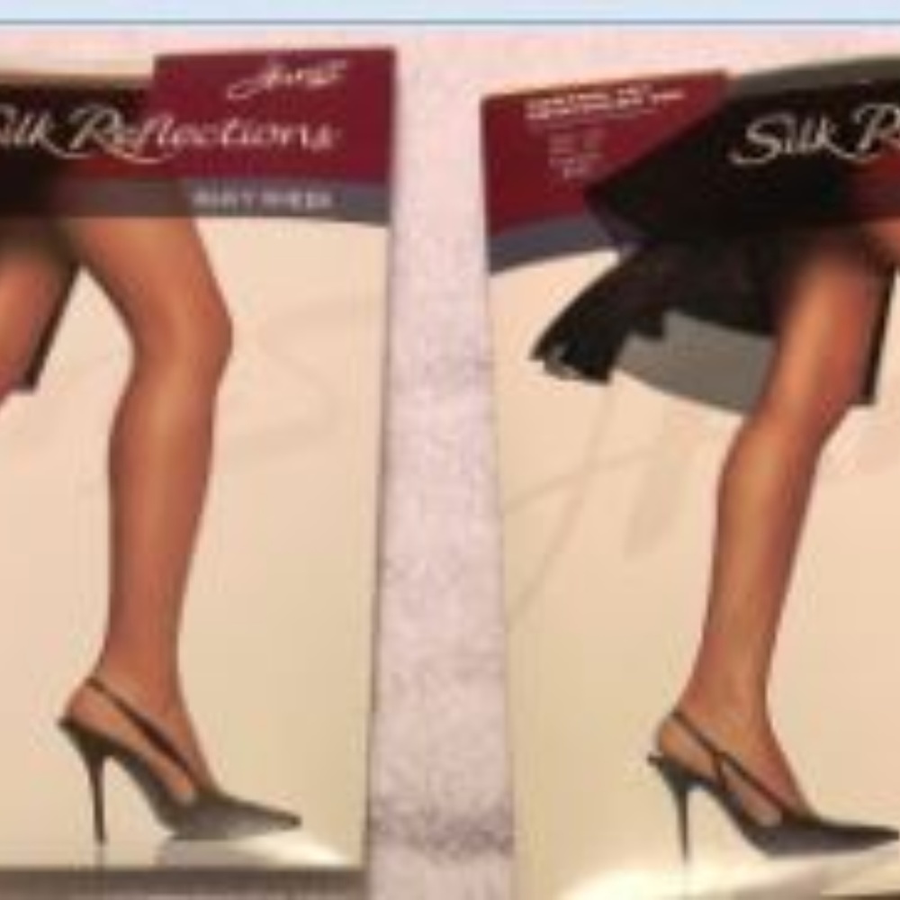 Hanes Silky Sheer Control Top Sheer Toe Size EF